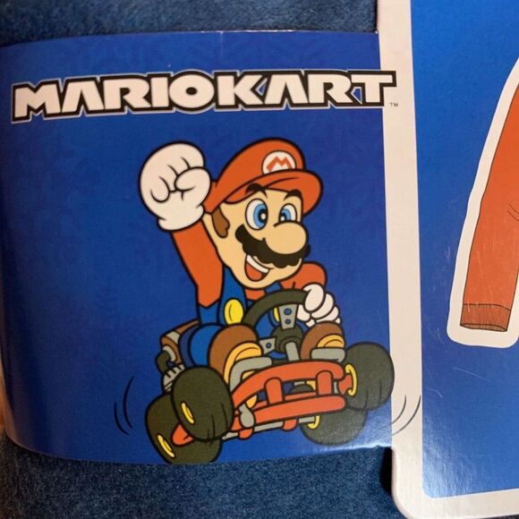 SUPER MARIO KART Boys Pajamas PJs Sleepwear 2-Pc Set Flannel Long Sleeve NWT - Picture 8 of 12